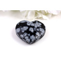 Srdce vločkový obsidián č. 196 - 54x50x18 mm | Levné Minerály
