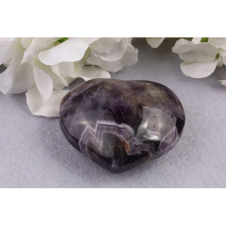 Ametystové Srdce 58x65mm | Přírodní Kámen z Brazílie