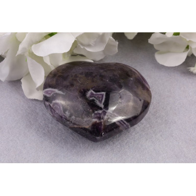 Ametystové Srdce 58x65mm | Přírodní Kámen z Brazílie