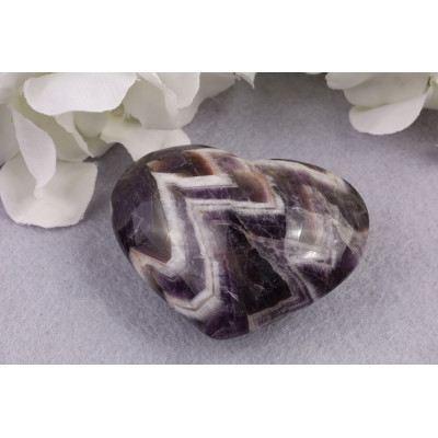 Ametyst snů srdce 50x61mm | Dream ametyst z Brazílie
