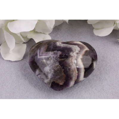 Ametyst snů srdce 50x61mm | Dream ametyst z Brazílie