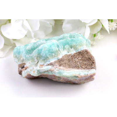 Modrý aragonit z Afghánistánu 291g | Levné minerály