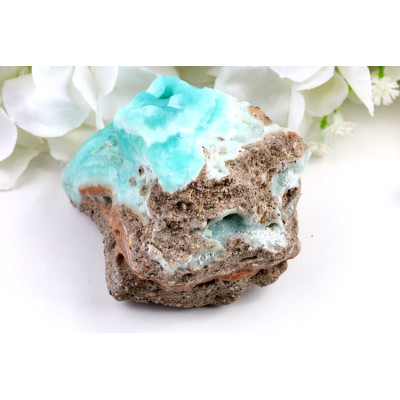 Modrý aragonit z Afghánistánu 263g | Levné minerály