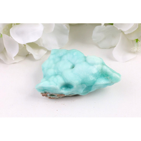 Modrý aragonit č. 232 - 63×42×22 mm, 78 g Afgánistán