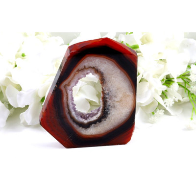 Špice karneol drůza 117x90mm | Brazilský minerál 223g