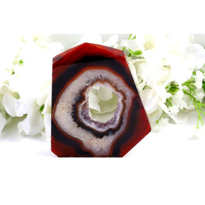 Špice karneol drůza 117x90mm | Brazilský minerál 223g