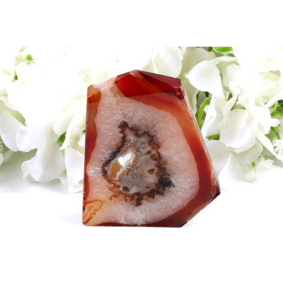 Karneolová špice s drůzou 101mm | Brazílie | 165g