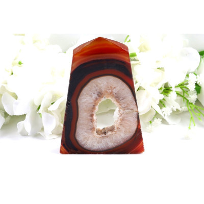 Špice karneol drůza č. 241 - 124x82x11 mm | Brazílie