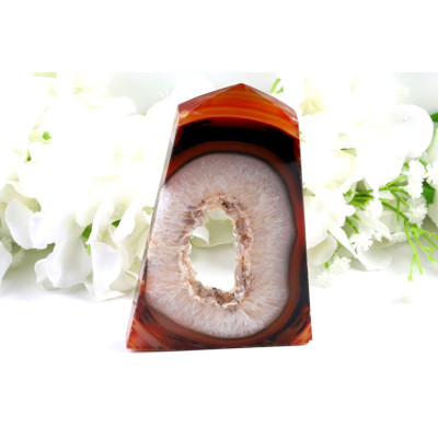 Špice karneol drůza č. 241 - 124x82x11 mm | Brazílie