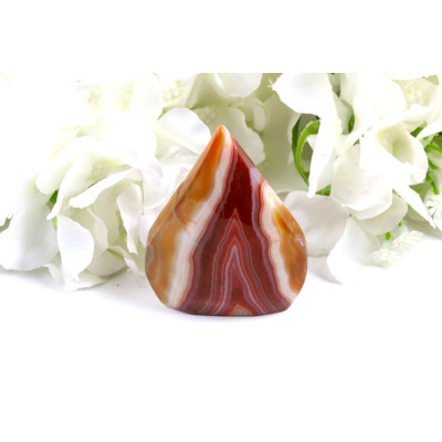 Špice sardonyx 72x54 mm - přírodní kámen z Brazílie