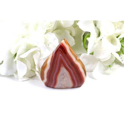 Špice sardonyx 72x54 mm - přírodní kámen z Brazílie