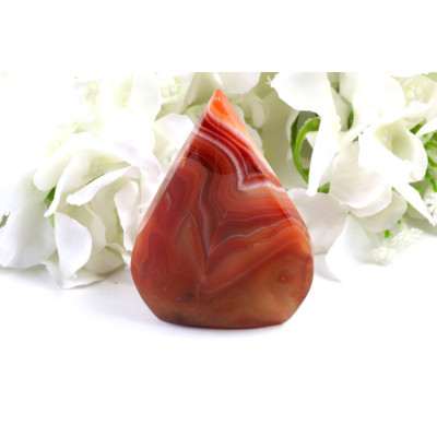 Špice sardonyx 93x59 mm - přírodní kámen z Brazílie