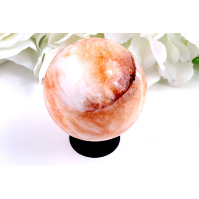 Koule Ohnivý křemen 62mm (336g) | Leštěný kámen