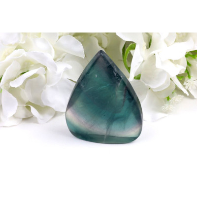 Duhový fluorit špice 76×54 mm | Přírodní minerál