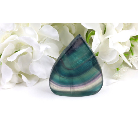 Duhový fluorit špice 76×54 mm | Přírodní minerál